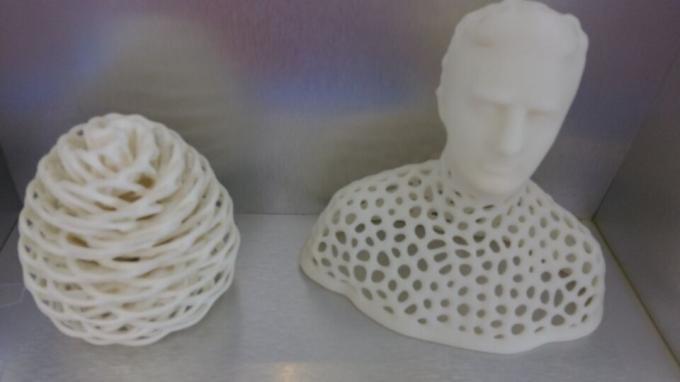 높은 정밀도 SLS 3D 인쇄 서비스를 가진 주문을 받아서 만들어진 백색 나일론 부분