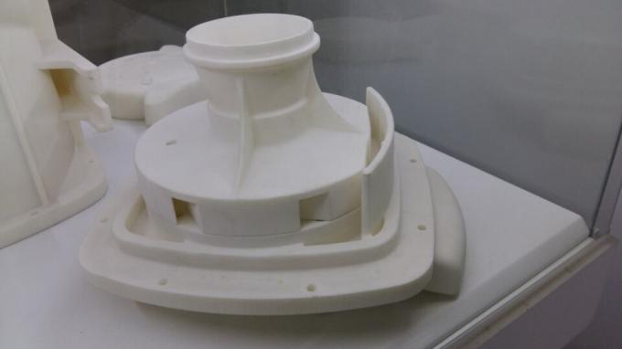 높은 정밀도 SLS 3D 인쇄 서비스를 가진 주문을 받아서 만들어진 백색 나일론 부분