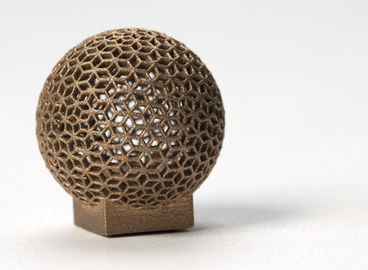 중국 구체 모양, 황금에게 전기도금을 하기를 위한 알루미늄 DMLS 3D 인쇄 협력 업체